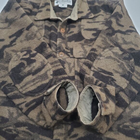 Columbia Gallatin Range Wool Blend Jacket Outfitter Camo XL - Picture 5 of 16